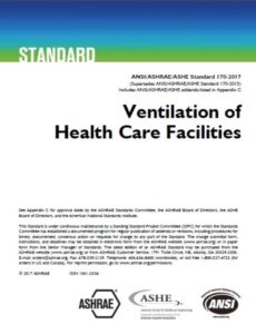 ASHRAE Standard 170,ASHRAE,Ventilation of Health Care Facilities,Health Care Facilities,HVAC,