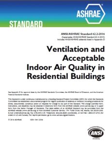 Standard 62.2,ASHRAE Standard,ASHRAE,HVAC,Indoor Air Quality