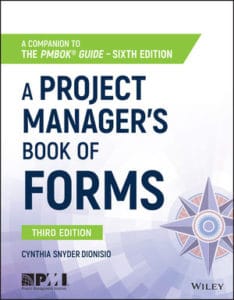 A Project Manager's Book of Forms 3rd Edition 2017
