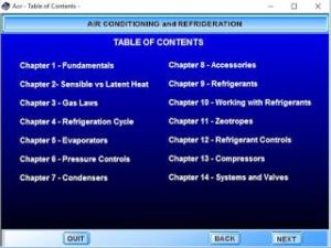 ACR HVAC/R TRAINING SOFTWARE