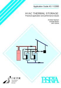 HVAC thermal storage Practical application and performance issues