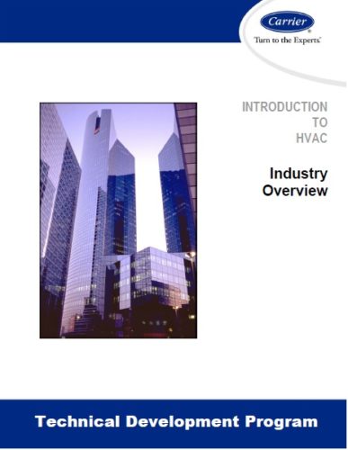 Carrier TDP 101 Introduction to HVAC Industry Overview