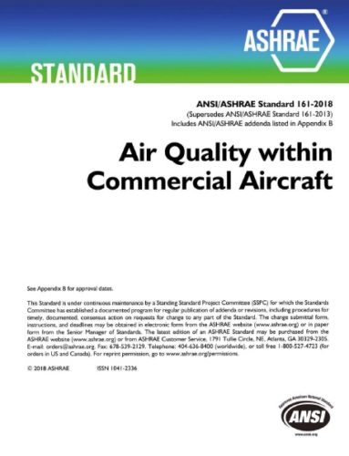 ASHRAE Standard 161-2018: Air Quality within Commercial Aircraft