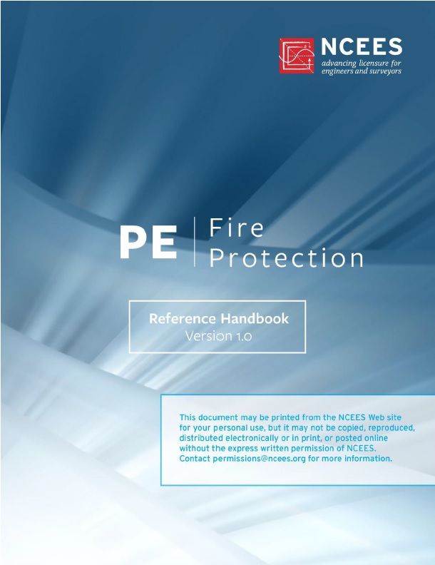 Principles and Practice of Engineering PE Fire Protection Reference